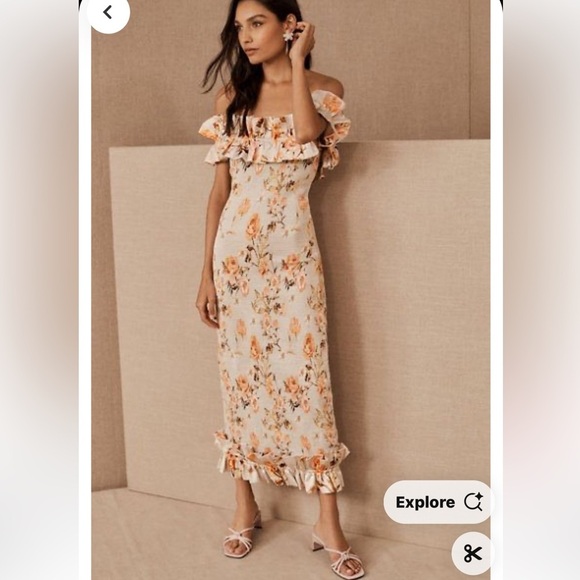 V. Chapman Floral Bodycon Dress - Picture 1 of 8